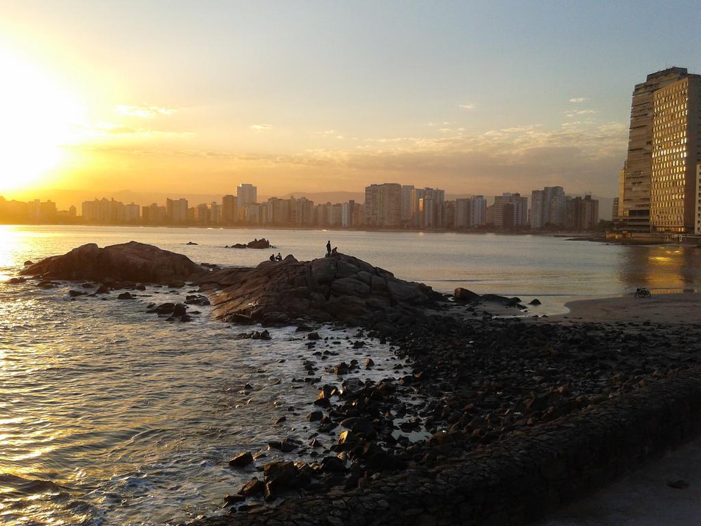 Apartamento Na Ilha Porchat São Vicente Exterior foto